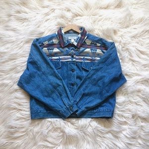 Vintage Tribal Jean Jacket